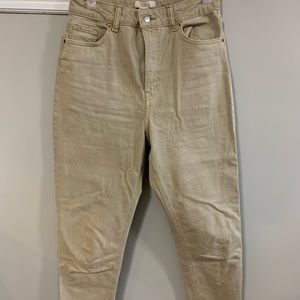 Beige cargo pants